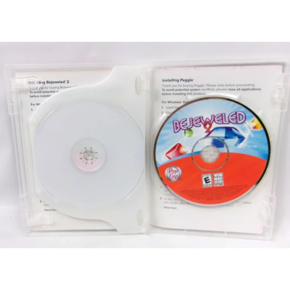 Pop Cap Games Bejeweled 2 Peggle and Zumas Revenge PC Games